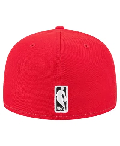 New Era Men's White/red Houston Rockets Repeat 59fifty Fitted Hat In Multi