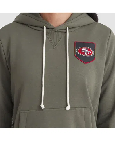Nike Women's Olive San Francisco 49ers 2025 Salute To Service Sideline Standard Issue Dri-fit Hoodie In Green