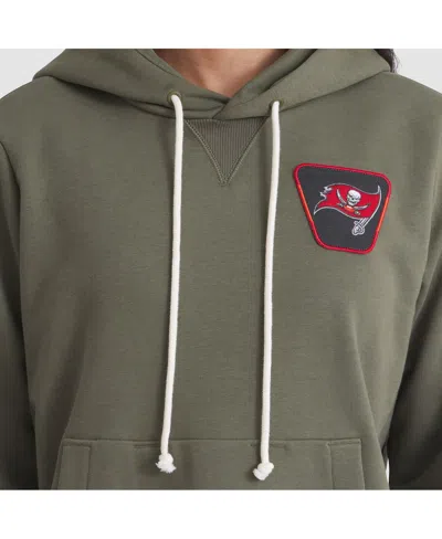 Nike Women's Olive Tampa Bay Buccaneers 2025 Salute To Service Sideline Standard Issue Dri-fit Hoodie In Green
