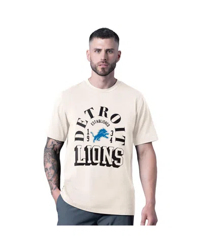 Msx By Michael Strahan Men's White Detroit Lions Whiteout T-shirt In Neutral