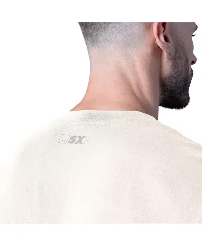 Msx By Michael Strahan Men's White Detroit Lions Whiteout T-shirt In Neutral