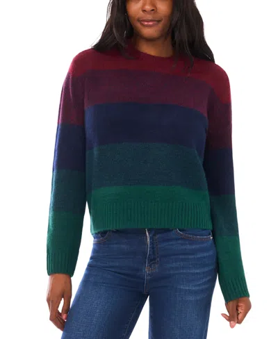 Vince Camuto Women's Stripe Long Sleeve Sweater In Multi