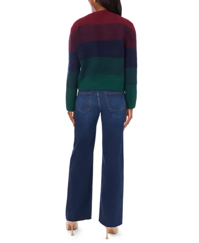 Vince Camuto Women's Stripe Long Sleeve Sweater In Multi