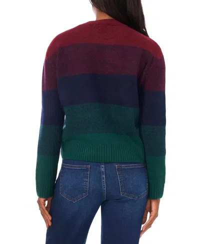 Vince Camuto Women's Stripe Long Sleeve Sweater In Multi