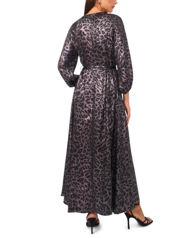 Vince Camuto Women's 3/4-sleeve Maxi Dress In Silver