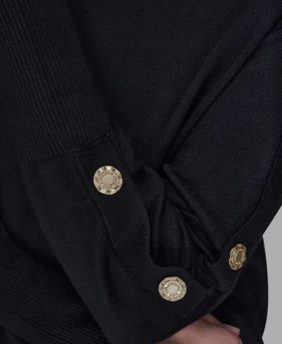 Karl Lagerfeld Women's Crewneck Sweater In Black