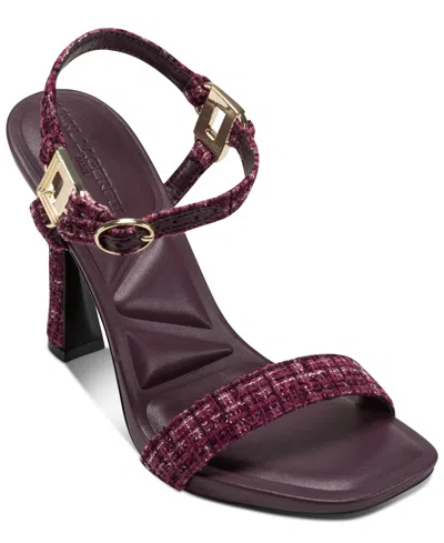 Karl Lagerfeld Women's Cybil Ankle Strap Dress Sandals In Multi