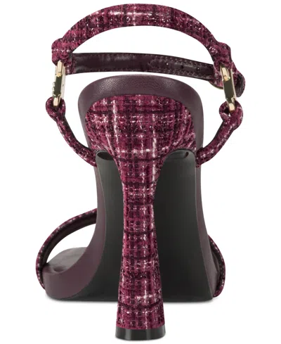 Karl Lagerfeld Women's Cybil Ankle Strap Dress Sandals In Multi