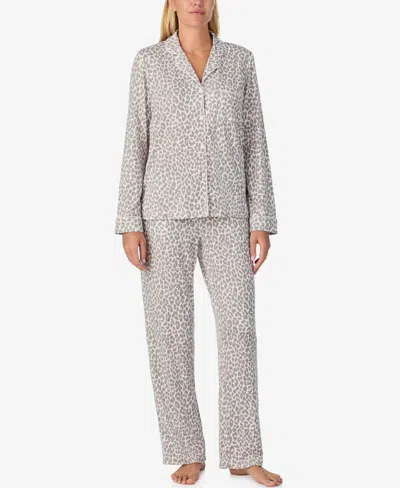 Kate Spade Women's 2-piece Sleepwear Long-sleeve Top And Pajama Pants Set In White