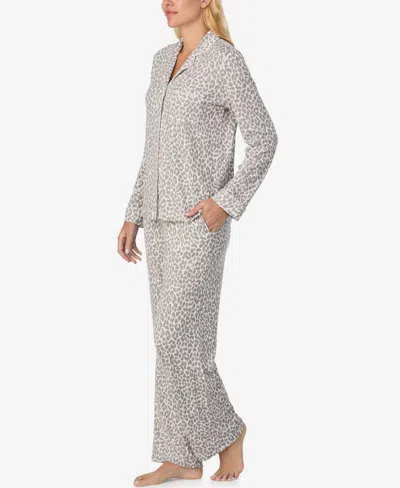 Kate Spade Women's 2-piece Sleepwear Long-sleeve Top And Pajama Pants Set In White