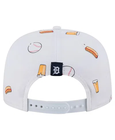 New Era Men's White Detroit Tigers Team Cheer Rope 19twenty Adjustable Hat In White