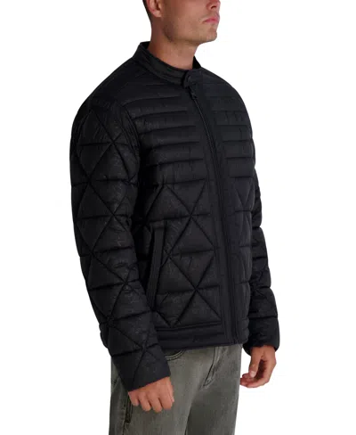 Karl Lagerfeld Lightweight Packable Jacket In Black
