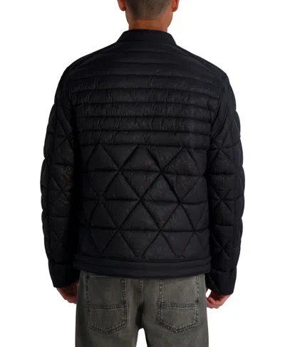 Karl Lagerfeld Lightweight Packable Jacket In Black