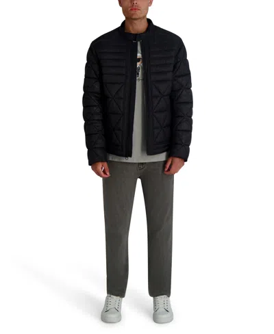 Karl Lagerfeld Lightweight Packable Jacket In Black