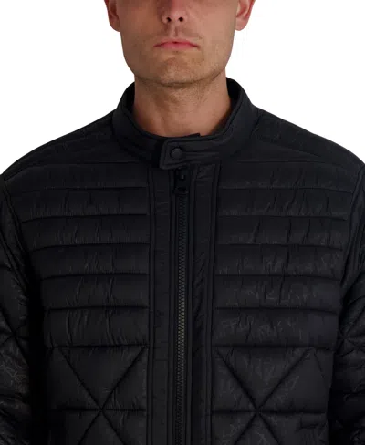 Karl Lagerfeld Lightweight Packable Jacket In Black