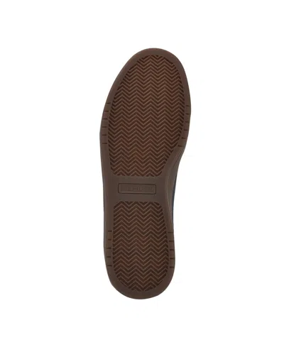 Tommy Hilfiger Hilfiger Logo Mix Media Skater Sneaker In Blue