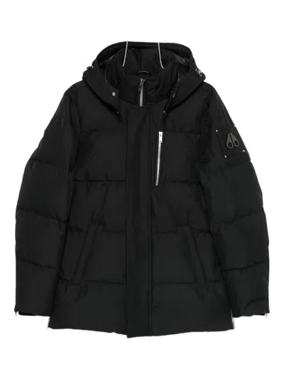 Moose Knuckles 'cloud 3q' Down Jacket In Black