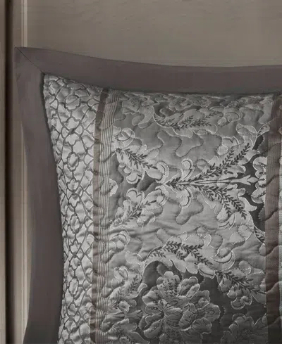 Madison Park Bellagio Quilted 5-pc. Bedspread Set, Queen In Gray