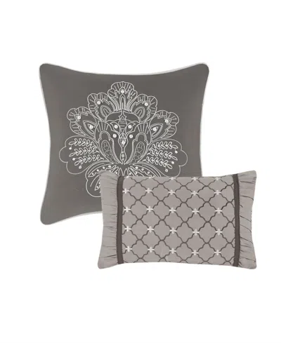 Madison Park Bellagio Quilted 5-pc. Bedspread Set, King In Gray