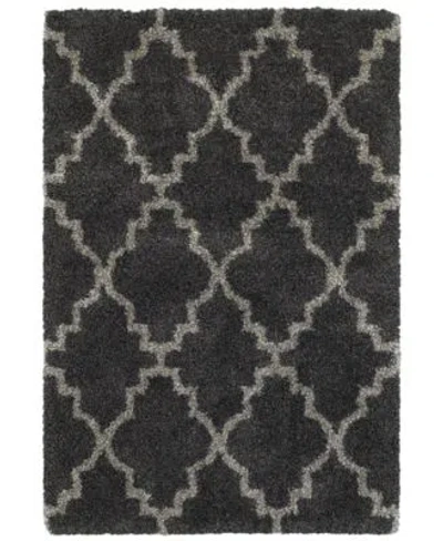 Oriental Weavers Henderson Shag 92 Area Rug, 3'10 X 5'5 In Black