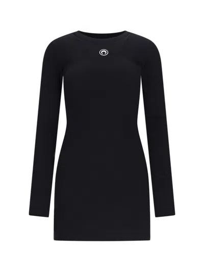Marine Serre Dress In Black