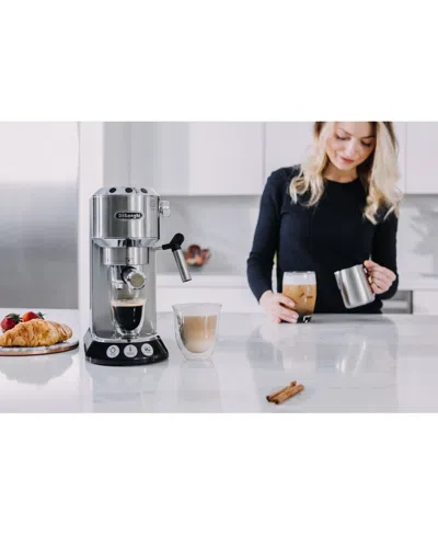 Delonghi Dedica Ec680 15-bar Pump Espresso Maker In Silver