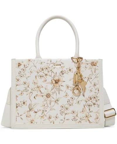 Aldo Dasfloraa Mini Satchel Bag In White
