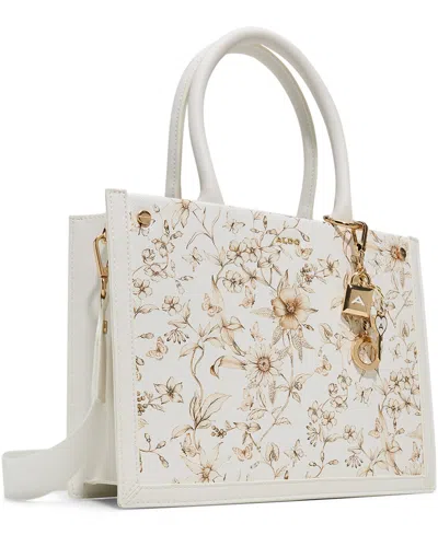 Aldo Dasfloraa Mini Satchel Bag In White