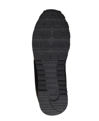 Hugo Boss Boss Men's Parkour Round Toe Shoes In Black