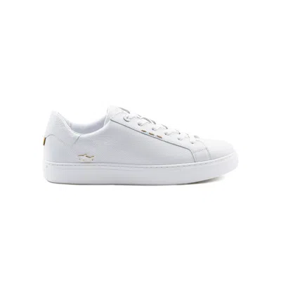 Paul & Shark Shark Icon Sneakers In White