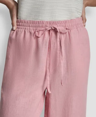 Dkny Women's Pull-on Wide-leg Pants In Pink