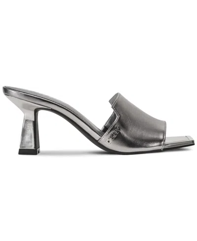 Dkny Kailyn Mule Sandal In Silver