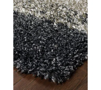 Oriental Weavers Henderson Shag 531z 3'10" X 5'5" Area Rug In Gray