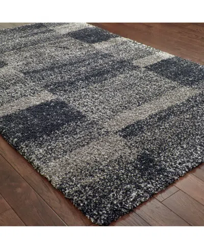 Oriental Weavers Henderson Shag 531z 3'10" X 5'5" Area Rug In Gray