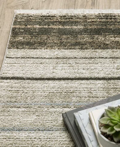 Oriental Weavers Bauer 90n 6'7" X 9'6" Area Rug In Green