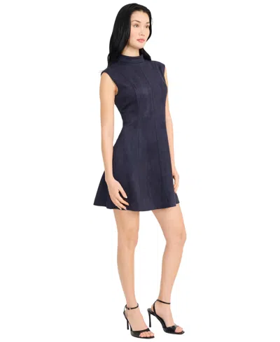 Donna Morgan Women's Sleeveless Mini Dress In Blue