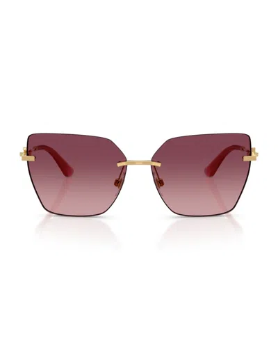 Dolce & Gabbana Cat-eye Sunglasses In Brown