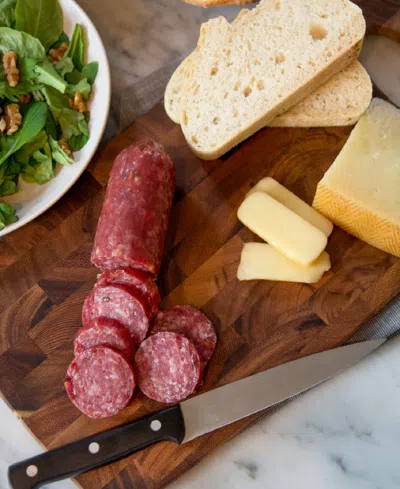 Ironwood Acacia End Grain Cutting Board In Brown