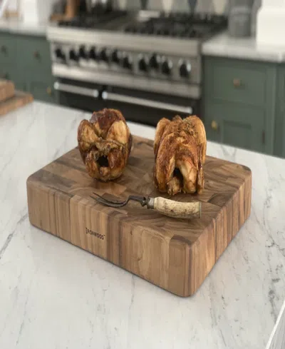 Ironwood Acacia Union Stock Yard Butcher Block In Brown