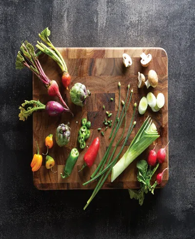Ironwood Acacia Union Stock Yard Butcher Block In Brown
