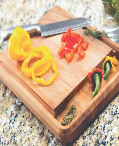 Ironwood Acacia Big Catch Cutting Board In Brown