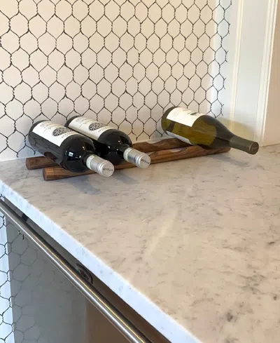 Ironwood Acacia Wine Sticks, Set Of 2 In Brown