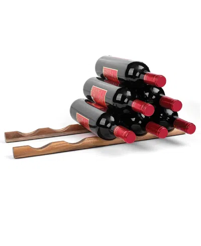 Ironwood Acacia Wine Sticks, Set Of 2 In Brown