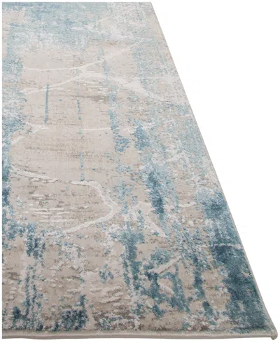 Mink Home Alloy All341 12'x15' Area Rug In Blue