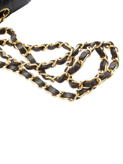 Pre-owned Chanel 1996-1997 Medium Diana Flap Bag Shoulder Bag In Black