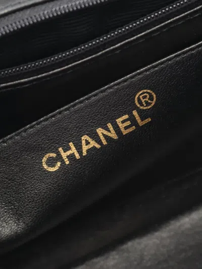 Pre-owned Chanel 1996-1997 Medium Diana Flap Bag Shoulder Bag In Black