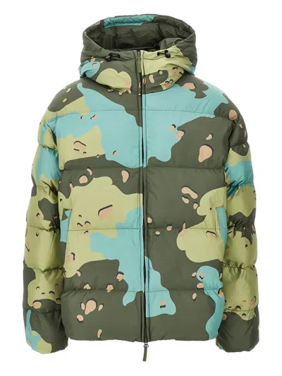 Ea7 Hooded Jacket In Green