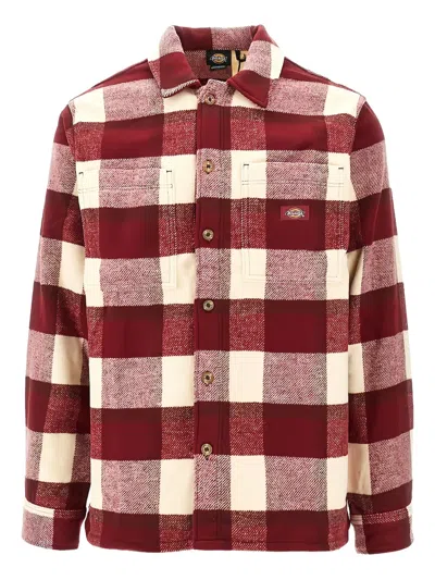 Dickies Check Pocket Shirt In Red