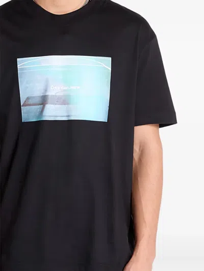 Calvin Klein Jeans Est.1978 Cotton T-shirt In Black