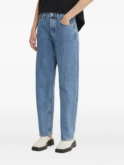 Won Hundred Logo-patch Jeans In Blue